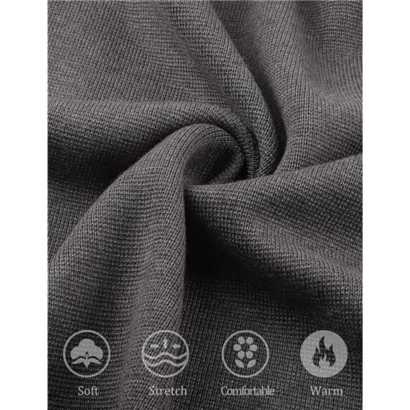 Men's Cardigan Sweater Casual Knit Button Down Long Sleeve Winter Sweater - Picture 4 of 5